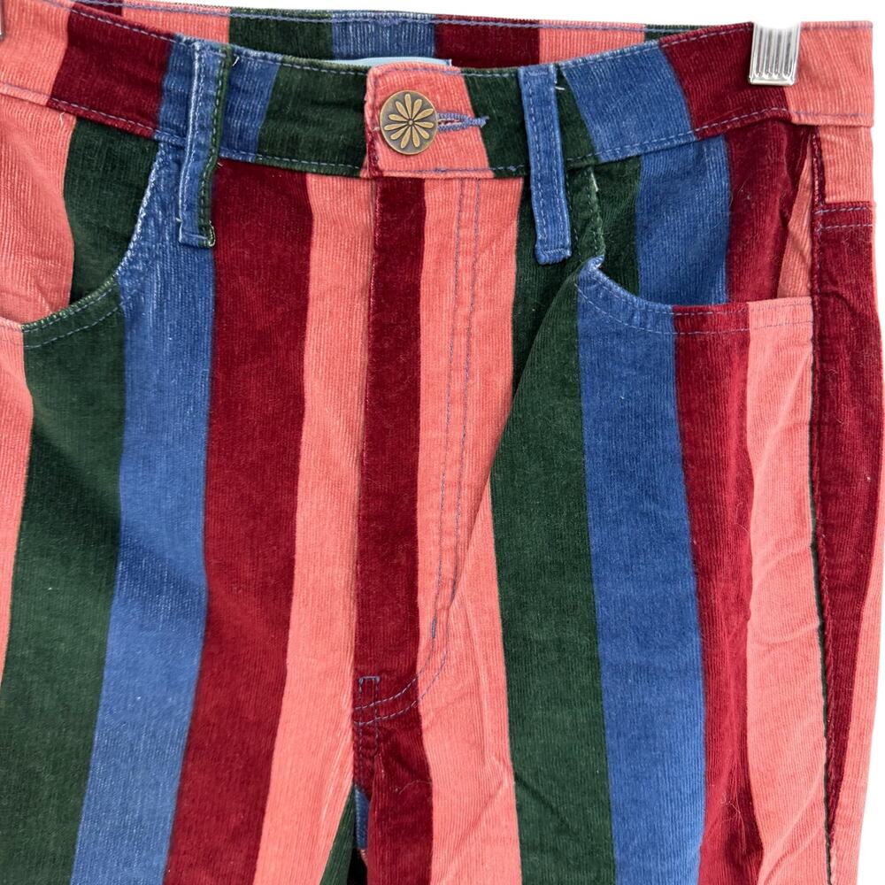 Show Me Your Mumu‎ Berkeley Bells Corduroy Stripe Flare Pants Womens 27 - Picture 4 of 14